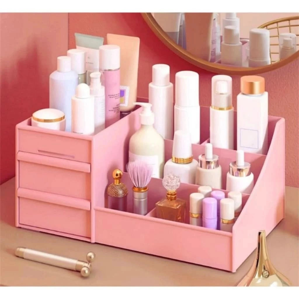 Caixa Organizadora Max Makeup - Acrílico Transparente e Portátil
