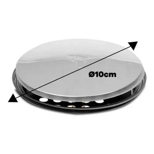 Ralo Inteligente Redondo para Banheiro Inox