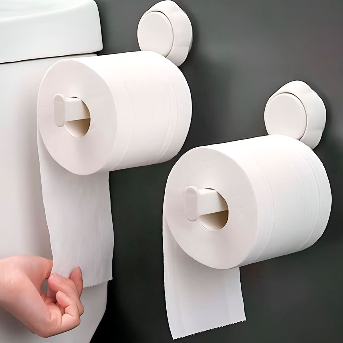 Suporte Porta Papel Higiênico Parede Banheiro Ventosa