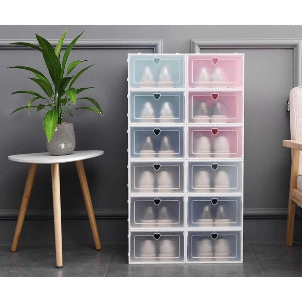 Pacote 10 Caixas Organizadoras Para Tênis Sapatos