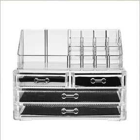 Caixa Organizadora Max Makeup - Acrílico Transparente e Portátil