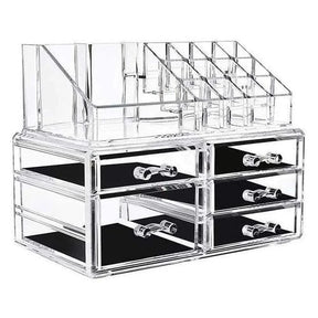 Caixa Organizadora Max Makeup - Acrílico Transparente e Portátil