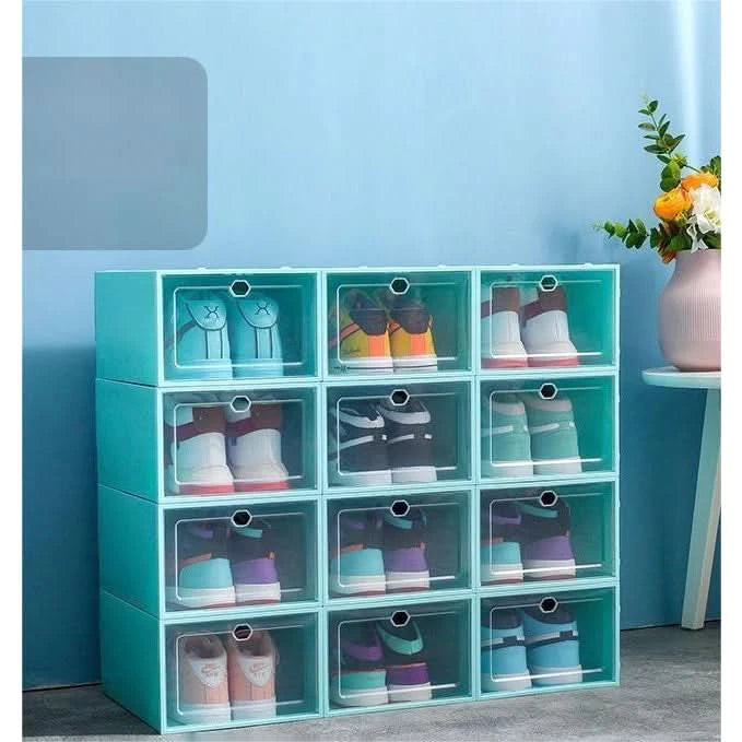 Pacote 10 Caixas Organizadoras Para Tênis Sapatos